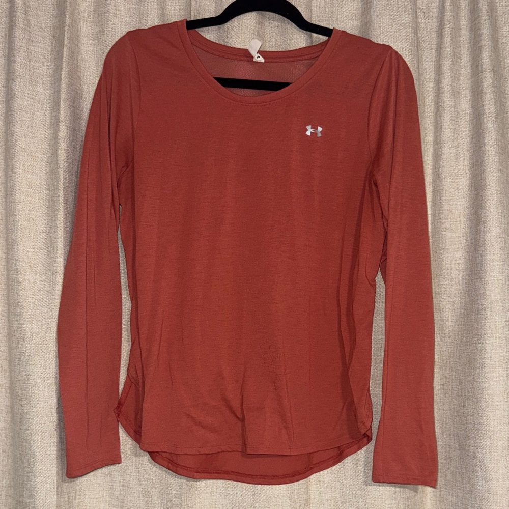 Under Armour Women's Long Sleeve Top in Rust